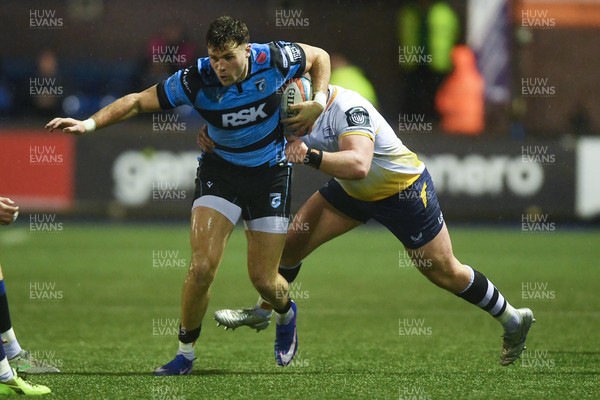 270226 - Cardiff Rugby v Leinster - United Rugby Championship - Mason Grady of Cardiff Rugby 