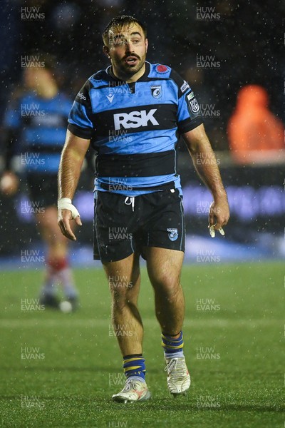 270226 - Cardiff Rugby v Leinster - United Rugby Championship - Liam Belcher of Cardiff Rugby
