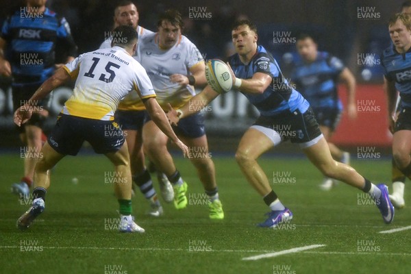 270226 - Cardiff Rugby v Leinster - United Rugby Championship - Mason Grady of Cardiff Rugby