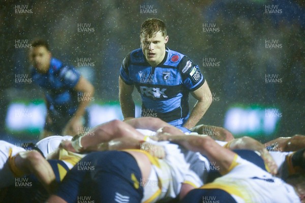 270226 - Cardiff Rugby v Leinster - United Rugby Championship - Aled Davies of Cardiff Rugby