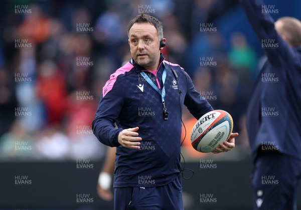 250425 - Cardiff Rugby v Munster - United Rugby Championship - Cardiff Rugby Head Coach Matt Sherratt 