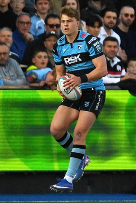 240426 - Cardiff Rugby v Ospreys - United Rugby Championship - Jacob Beetham of Cardiff Rugby