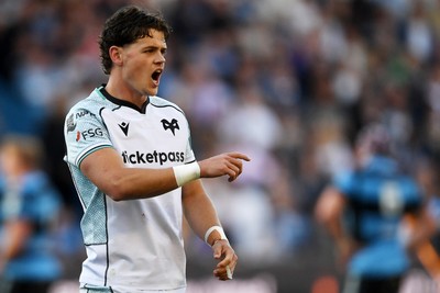 240426 - Cardiff Rugby v Ospreys - United Rugby Championship - Jack Walsh of Ospreys