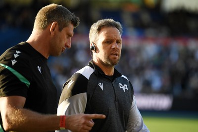 240426 - Cardiff Rugby v Ospreys - United Rugby Championship - Ospreys head coach, Mark Jones