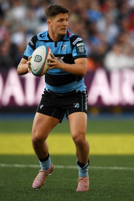 240426 - Cardiff Rugby v Ospreys - United Rugby Championship - Callum Sheedy of Cardiff Rugby