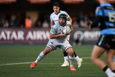 240426 - Cardiff Rugby v Ospreys - United Rugby Championship - Morgan Morris of Ospreys