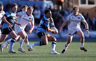 240426 - Cardiff Rugby v Ospreys - United Rugby Championship - Ben Thomas of Cardiff Rugby