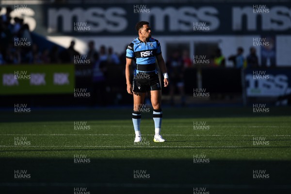 240426 - Cardiff Rugby v Ospreys - United Rugby Championship - Ben Thomas of Cardiff Rugby