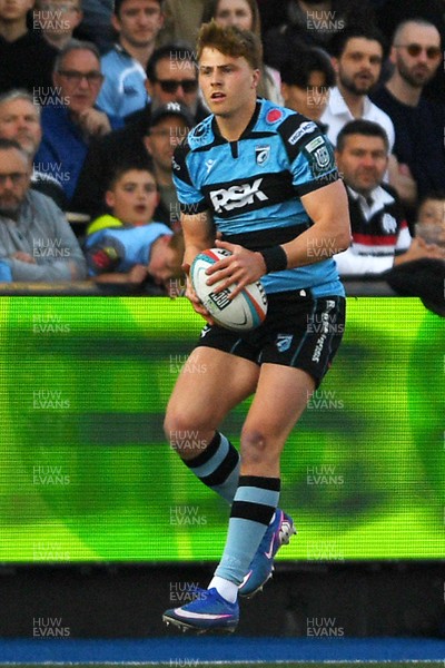 240426 - Cardiff Rugby v Ospreys - United Rugby Championship - Jacob Beetham of Cardiff Rugby