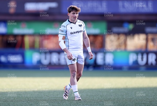240426 - Cardiff Rugby v Ospreys - United Rugby Championship - Dan Edwards of Ospreys