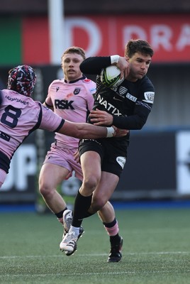 100126 - Cardiff Rugby v Racing 92, EPCR Challenge Cup - Geronimo Prisciantelli of Racing 92 breaks away