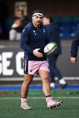 100126 - Cardiff Rugby v Racing 92 - EPCR Challenge Cup - Liam Belcher of Cardiff Rugby