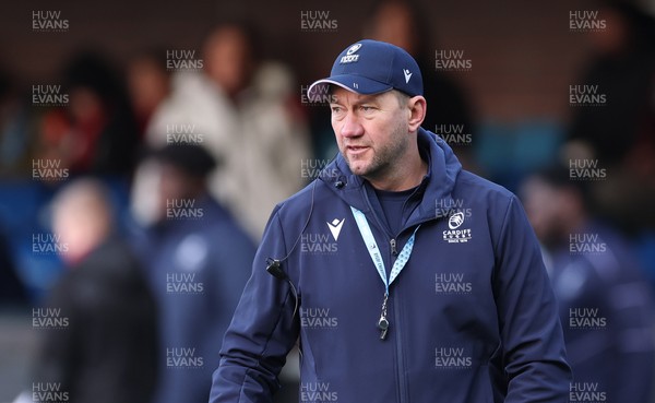 100126 - Cardiff Rugby v Racing 92, EPCR Challenge Cup - Cardiff Rugby head coach Corniel van Zyl