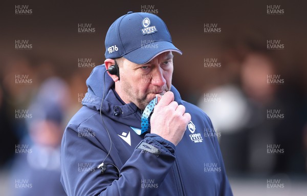 100126 - Cardiff Rugby v Racing 92, EPCR Challenge Cup - Cardiff Rugby head coach Corniel van Zyl