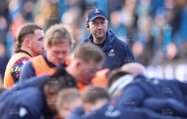 100126 - Cardiff Rugby v Racing 92, EPCR Challenge Cup - Cardiff Rugby head coach Corniel van Zyl