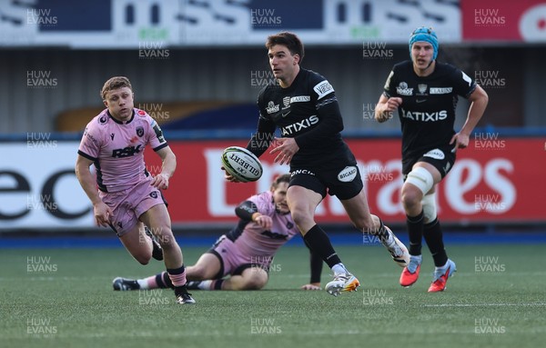 100126 - Cardiff Rugby v Racing 92, EPCR Challenge Cup - Geronimo Prisciantelli of Racing 92 breaks away