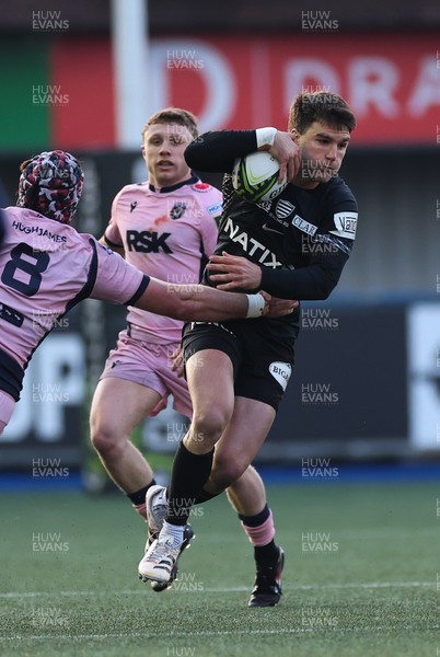 100126 - Cardiff Rugby v Racing 92, EPCR Challenge Cup - Geronimo Prisciantelli of Racing 92 breaks away