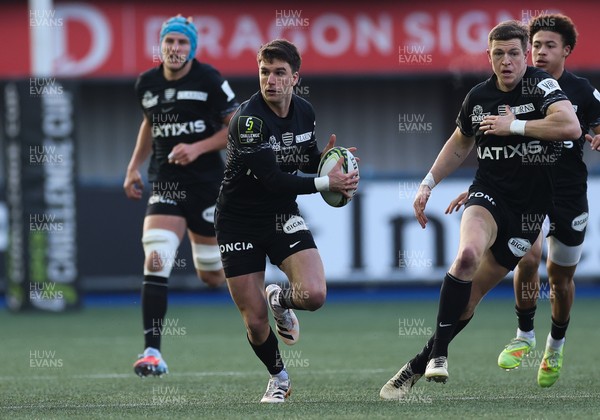 100126 - Cardiff Rugby v Racing 92, EPCR Challenge Cup - Geronimo Prisciantelli of Racing 92 breaks away