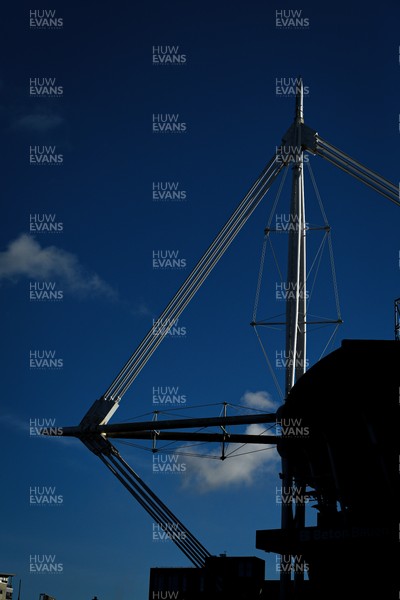 100126 - Cardiff Rugby v Racing 92 - EPCR Challenge Cup - A general view of Cardiff Arms Park ahead of the match