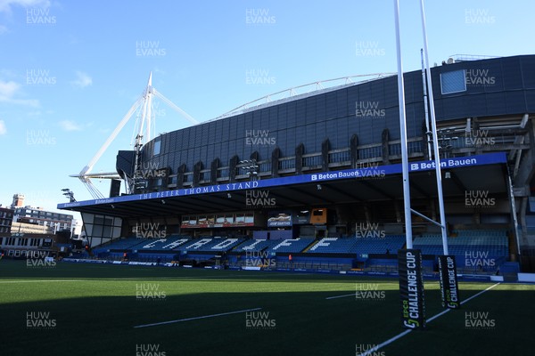 100126 - Cardiff Rugby v Racing 92 - EPCR Challenge Cup - A general view of Cardiff Arms Park ahead of the match