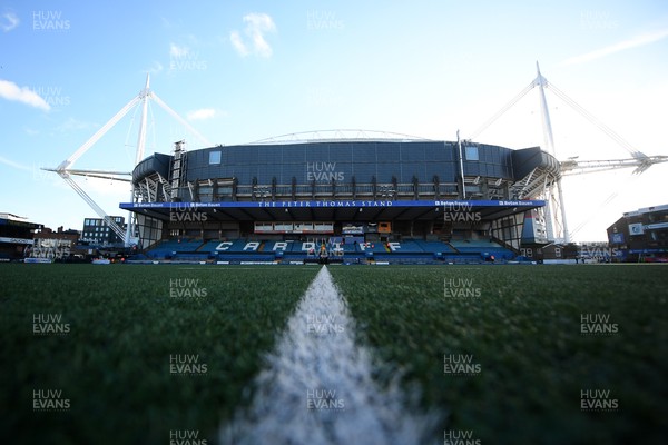 100126 - Cardiff Rugby v Racing 92 - EPCR Challenge Cup - A general view of Cardiff Arms Park ahead of the match