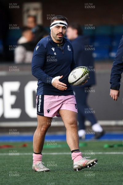 100126 - Cardiff Rugby v Racing 92 - EPCR Challenge Cup - Liam Belcher of Cardiff Rugby
