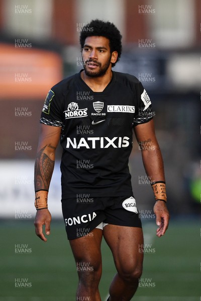 100126 - Cardiff Rugby v Racing 92 - EPCR Challenge Cup - Selestino Ravutaumada of Racing 92