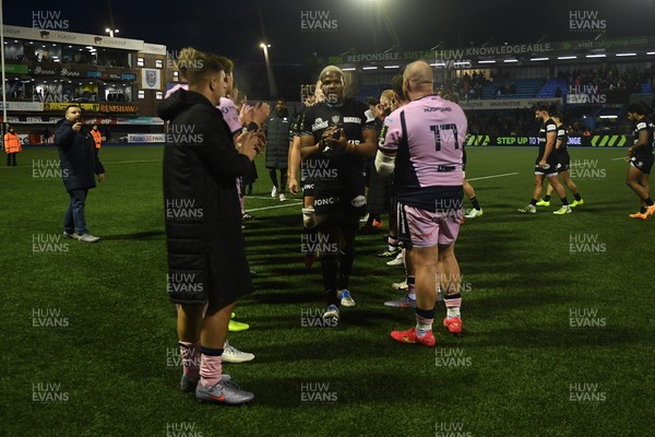 100126 - Cardiff Rugby v Racing 92 - EPCR Challenge Cup - Dejected Hacjivah Dayimani of Racing 92 at full time