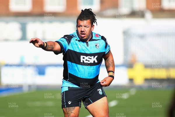 060925 - Cardiff Rugby v Richmond - Preseason Friendly - Javan Sebastian of Cardiff