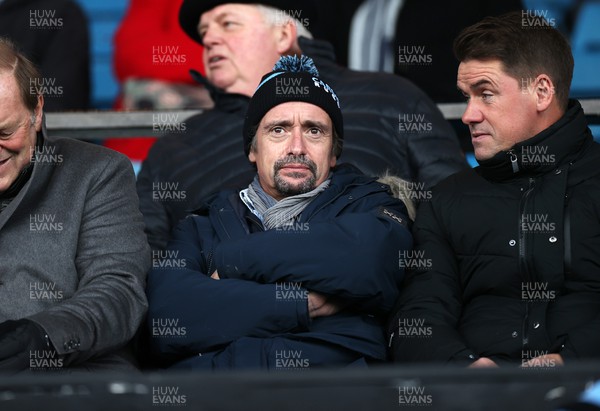 021223 - Cardiff Rugby v Scarlets - United Rugby Championship - Richard Hammond watches the game