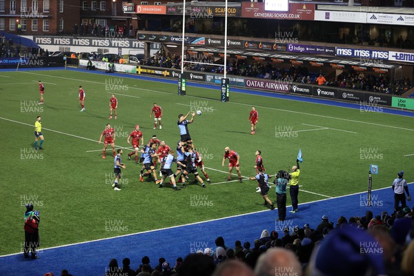 021223 - Cardiff Rugby v Scarlets - United Rugby Championship - General View of the Cardiff Arms Park