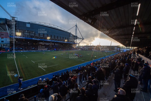 021223 - Cardiff Rugby v Llanelli - United Rugby Championship - General View of Cardiff Arms Park