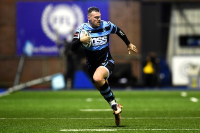 070123 - Cardiff v Scarlets - United Rugby Championship - Owen Lane of Cardiff