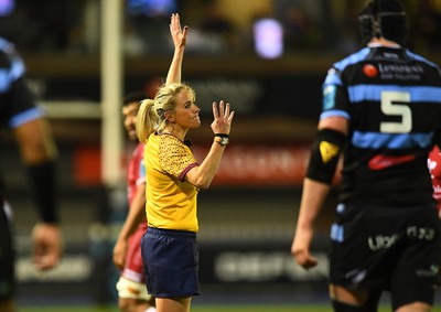 070123 - Cardiff v Scarlets - United Rugby Championship - Referee Joy Neville