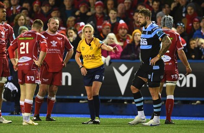 070123 - Cardiff v Scarlets - United Rugby Championship - Referee Joy Neville