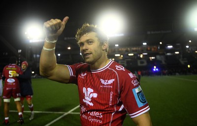 070123 - Cardiff v Scarlets - United Rugby Championship - Leigh Halfpenny of Scarlets at the end of the game