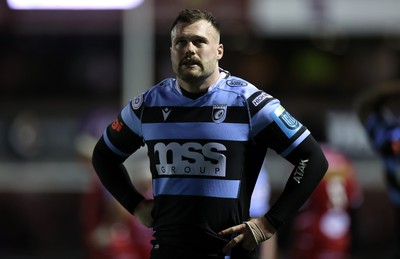 070123 - Cardiff Rugby v Scarlets - United Rugby Championship - Owen Lane of Cardiff 