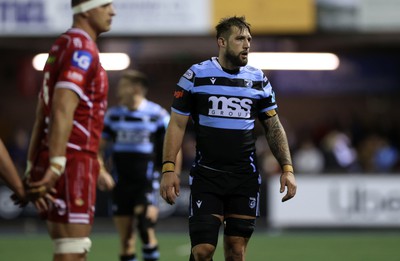 070123 - Cardiff Rugby v Scarlets - United Rugby Championship - Josh Turnbull of Cardiff 