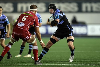 070123 - Cardiff Rugby v Scarlets - United Rugby Championship - Seb Davies of Cardiff 