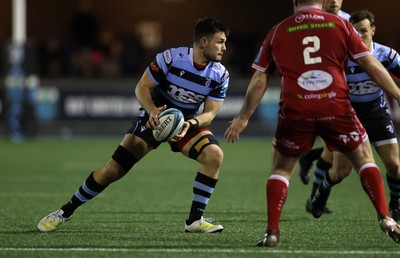 070123 - Cardiff Rugby v Scarlets - United Rugby Championship - Ellis Jenkins of Cardiff 