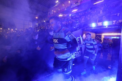 191225 - Cardiff Rugby v Scarlets - United Rugby Championship - George Nott of Cardiff 