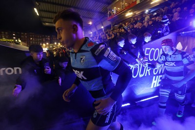 191225 - Cardiff Rugby v Scarlets - United Rugby Championship - Cameron Winnett of Cardiff 