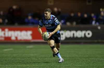 191225 - Cardiff Rugby v Scarlets - United Rugby Championship - Harri Millard of Cardiff 