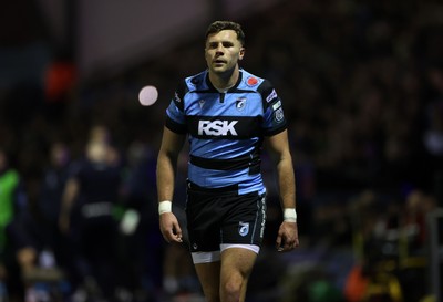 191225 - Cardiff Rugby v Scarlets - United Rugby Championship - Mason Grady of Cardiff 