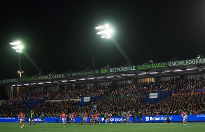 191225 - Cardiff Rugby v Scarlets, United Rugby Championship - A bumper derby crowd watch Cardiff Rugby v Scarlets