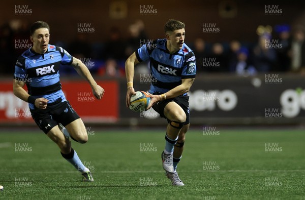 191225 - Cardiff Rugby v Scarlets - United Rugby Championship - Harri Millard of Cardiff 