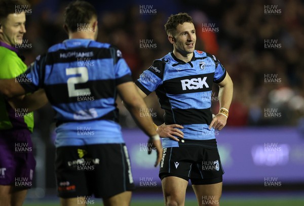 191225 - Cardiff Rugby v Scarlets - United Rugby Championship - Harri Millard of Cardiff 