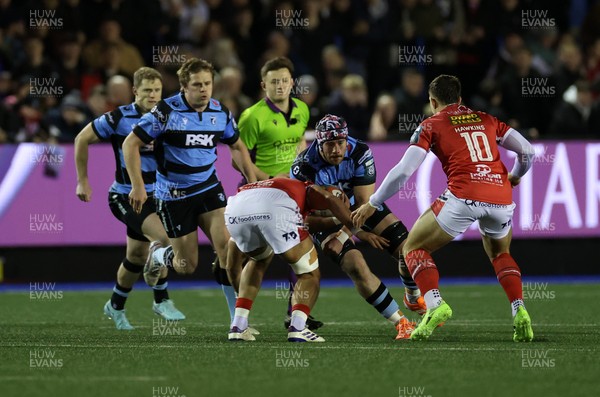 191225 - Cardiff Rugby v Scarlets - United Rugby Championship - Alun Lawrence of Cardiff 
