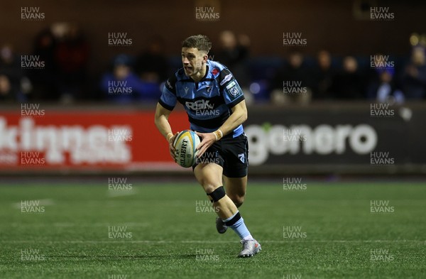 191225 - Cardiff Rugby v Scarlets - United Rugby Championship - Harri Millard of Cardiff 
