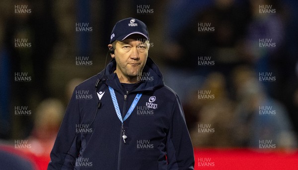 191225 - Cardiff Rugby v Scarlets, United Rugby Championship - Cardiff Rugby head coach Corniel van Zyl